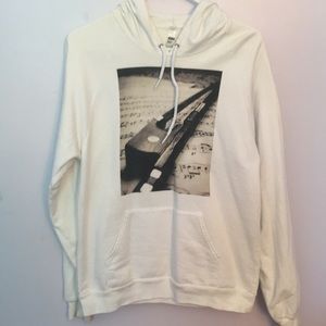 White music sweatshirt